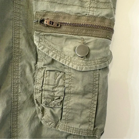 Boston Proper Cargo Pants Green-2 - Picture 7 of 10